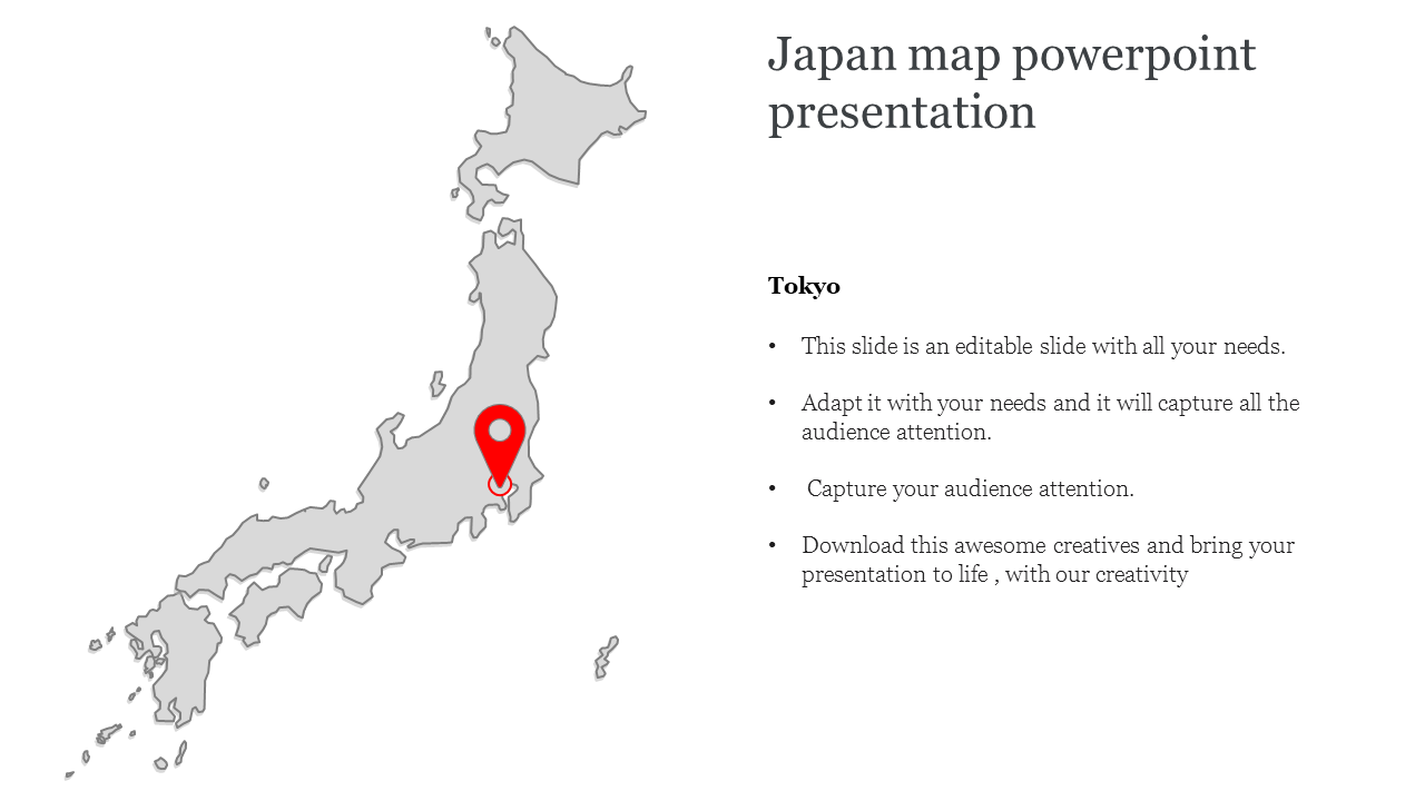 Japan map powerpoint presentation